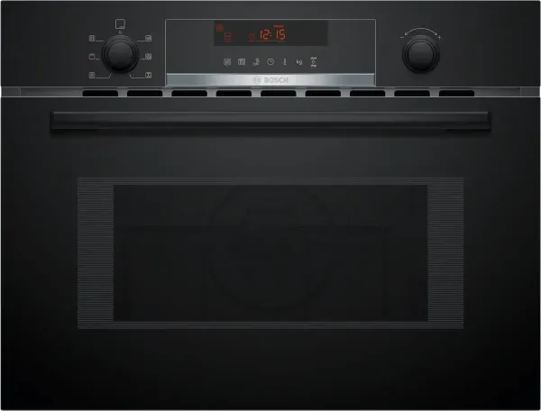 Bosch CMA583MB0B Built In Microwave Oven With Hot Air In Black