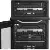 Hotpoint HDG5GCw 50cm Gas Double Cooker - dooropen