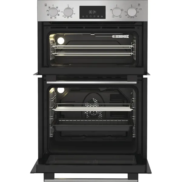 Hotpoint DIH82DIX 89cm Built In Double Multifunction Oven with Catalytic Liners