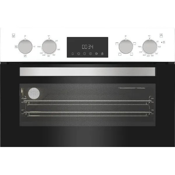 Hotpoint DIH10DW 89cm Built In Double Fan Oven with Enamel Liners