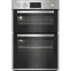 Hotpoint DIH10DIX 89cm Built In Double Fan Oven with Enamel Liners