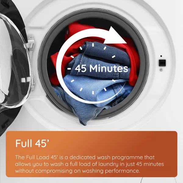 Hotpoint HBWH 93 CARE UK 9kg 1400 Spin Washing Machine White_full 45