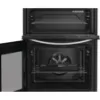 Indesit ITE6VMW 60cm Electric Twin Cooker with Ceramic Hob - White