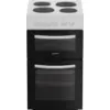 Indesit ITE5EMW 50cm Electric Twin Cooker - White