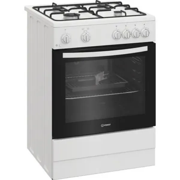 Indesit I6GGMMW/UK 60cm Gas Single Cooker in White