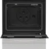 Indesit I6G3PMW/UK 60cm Dual Fuel Single Cooker in White