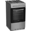 Indesit I5G3PMX 50cm Dual Fuel Single Cooker in Stainless Steel