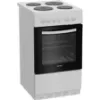 Indesit I5E3KMW 50cm Electric Single Cooker in White