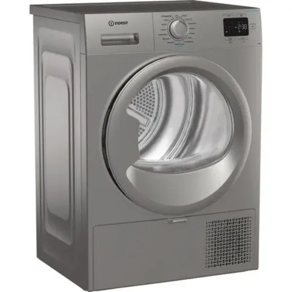 Indesit CYSD82DSSUK 8kg Heat Pump Tumble Dryer with Steam Technology in Silver
