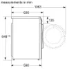 Siemens WN34A1U8GB iQ300 8kg Wash 5kg Dry Washer Dryer