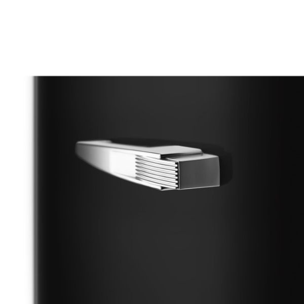 Smeg FAB28LBL6UK 60cm 50s Style Left Hand Hinged Free Standing Refrigerator In Black