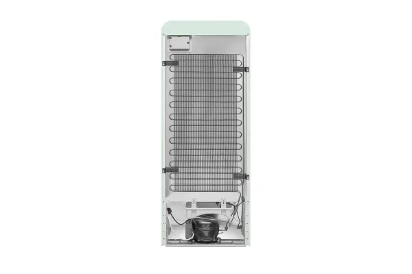 Smeg FAB28LPG6 60cm 50s Style Left Hand Hinged Free Standing Refrigerator In Pastel Green