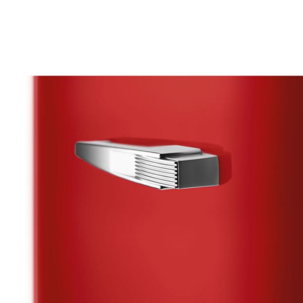 Smeg FAB28LRD6UK 60cm 50s Style Left Hand Hinged Free Standing Refrigerator In Red