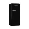 Smeg FAB28RBL6UK 60cm 50’s Style Right Hand Hinged Free Standing Refrigerator In Black