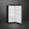 Smeg FAB28RBL6UK 60cm 50’s Style Right Hand Hinged Free Standing Refrigerator In Black