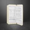 Smeg FAB28RCR6UK 60cm 50’s Style Right Hand Hinged Free Standing Refrigerator In Cream