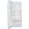 Smeg FAB30LPB6UK 60cm 50’s Style Fridge Freezer Left Hand Hinged In Pastel Blue