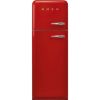 Smeg FAB30LRD6UK 60cm 50’s Style Fridge Freezer Left Hand Hinged In Red