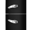 Smeg FAB32LBL6UK 60cm 50’s Style Fridge Freezer Right Hand Hinged In Black