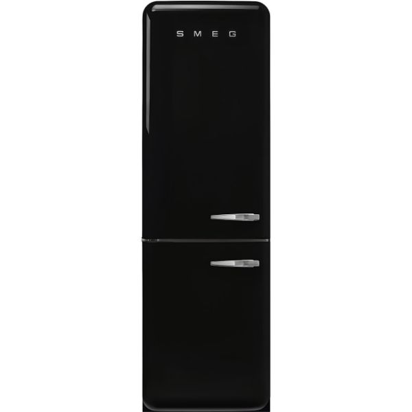 Smeg FAB32LBL6UK 60cm 50’s Style Fridge Freezer Right Hand Hinged In Black