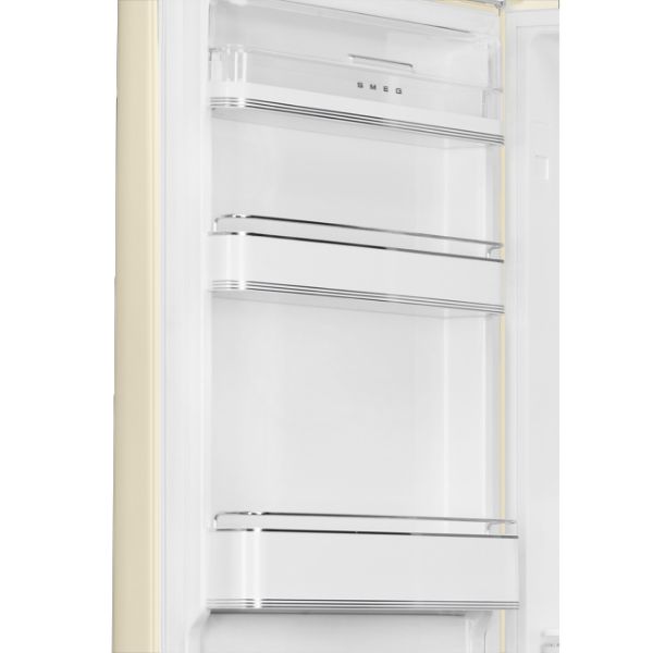 Smeg FAB32LCR6UK 60cm 50’s Style Fridge Freezer Left Hand Hinged In Cream