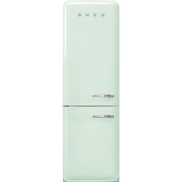 Smeg FAB32LPG6UK 60cm 50's Fridge Freezer Left Hand Hinge in Pastel Green