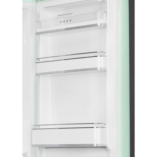 Smeg FAB32RPG6UK 60cm 50s Style Fridge Freezer Right Hand Hinge In Pastel Green