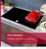 Neff V68YYX4C0 Flex Design 80cm Induction hob with Integrated Ventilation System in Black