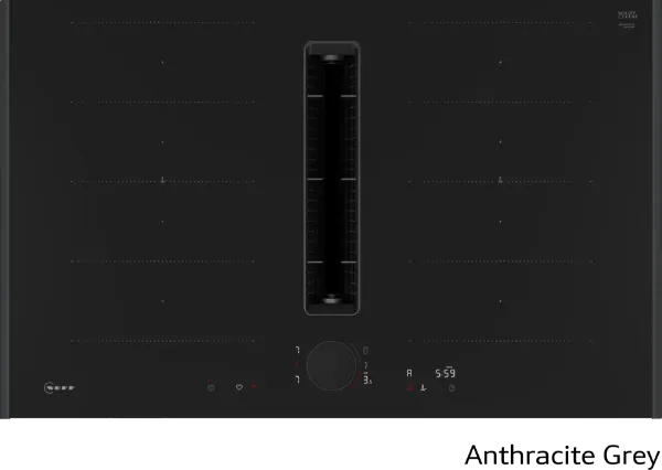 Neff V68YYX4C0 Flex Design 80cm Induction hob with Integrated Ventilation System in Black