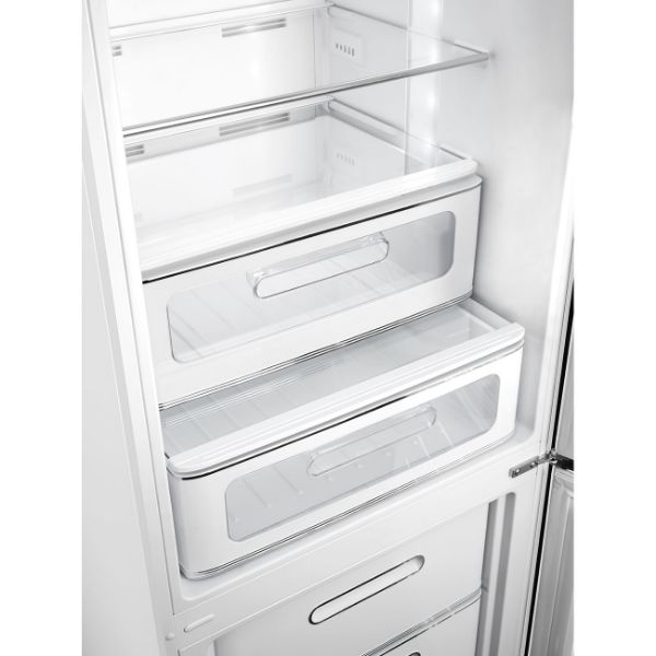 Smeg FAB32RWH6UK 60cm 50s Style Fridge Freezer Right Hand Hinge In White