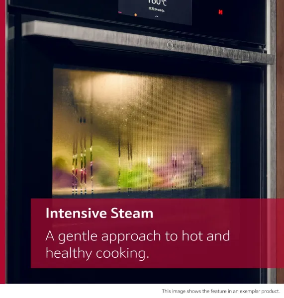 Neff C29FS3AY0 Flex Design N90 Built-in Compact Oven with Steam Function 60 x 45cm