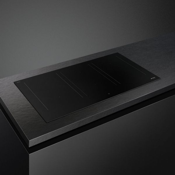 Smeg SIM3964N 90cm Induction Auto-Vent 2.0 Hob in Matt Black