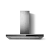 Elica ADELE-AT-BSS-60 60cm Wide Wall Mounted Cooker Hood in Black Glass/Stainless Steel