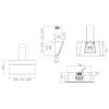 Elica ASC-AT-WH-60 Ascent @ 60cm Wall Mounted Hood in White 
