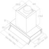Elica BOXN-AD-DRY-120 Boxin Advance Dry 120cm Integrated Cooker Hood in Stainless Steel 