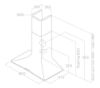 Elica DOLCE-TAUPE 85cm Wall Mounted Cooker Hood in Taupe