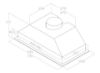 Elica ERA-STD-60 Era Std 55cm Canopy Cooker Hood in Grey 