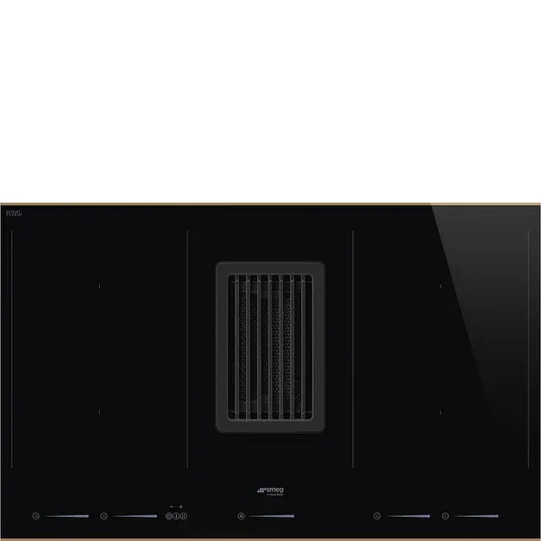 Smeg HOBD682R1 83cm Dolce Stil Novo Venting Induction Hob in Copper Trim