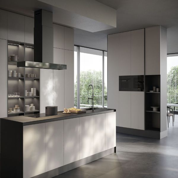 Elica HAIKU-DRY-B-90 Haiku Dry 90cm Chimney Cooker Hood in Black