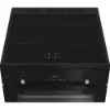 Hotpoint HDE6IDC2B1 60cm Electric Double Cooker with Induction Hob in Black