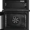 Hotpoint HDE6VDCASB1 60cm Electric Double Cooker with Air Fry in Black