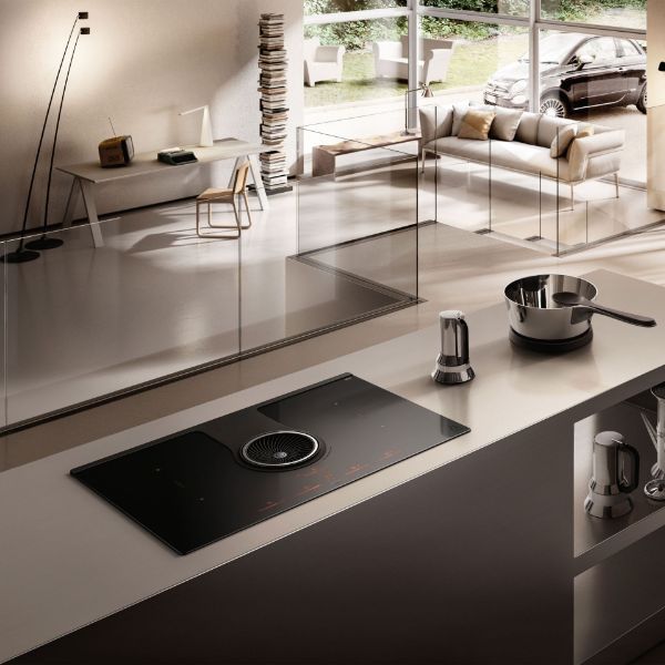 Elica NT-ONE-EVO 80cm Venting Hob in Black 