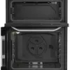 Hotpoint HTG6GDCW 60cm Gas Twin Cooker with Glass Lid in White
