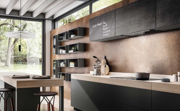 Elica SLEEK2.0-BLK-80 Sleek 2.0 80cm Integrated Cooker Hood in Black