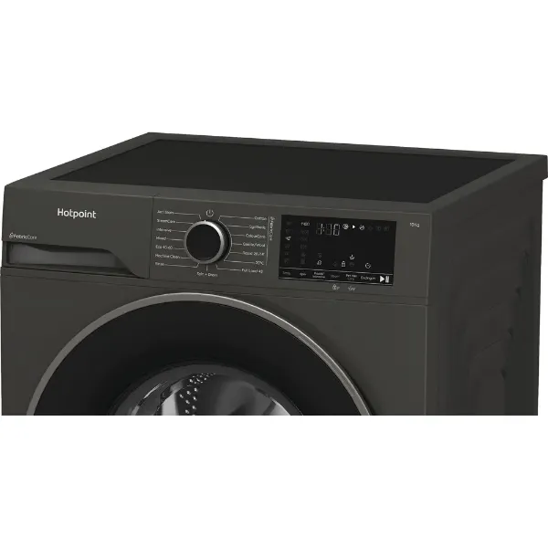 Hotpoint HB103GCAREUK Fabric Care 10kg Freestanding Washing Machine in Grey