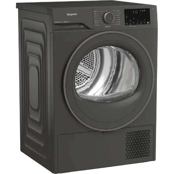 Hotpoint CHD93MGGUK 9kg Heat Pump Tumble Dryer with PetHairCare in Grey