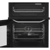 Hotpoint HTE6VDCW 60cm Electric Twin Cooker with Multiflow in White