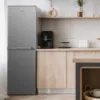Haden HK240IX 55cm 60/40 Freestanding Fridge Freezer in Inox