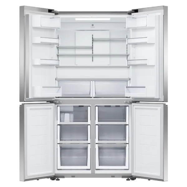 Fisher & Paykel RF605QNUVX1 90.5cm Quad Door Frost Free Fridge Freezer in Stainless Steel