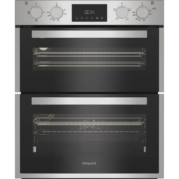 Hotpoint DUH12D1IX Built Under Electric Fan Double Oven in Stainless Steel